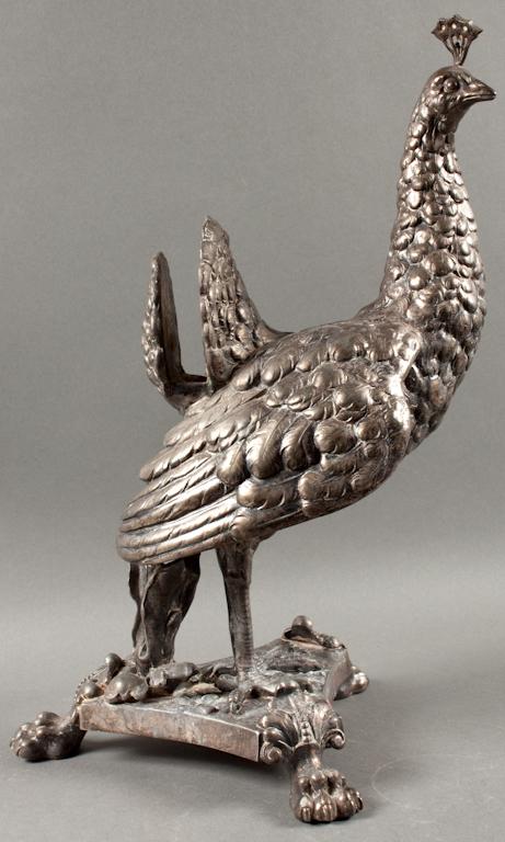 American silver-plated figure of