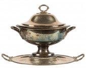 AMERICAN SILVER-PLATED SOUP TU