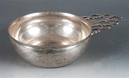 American silver porringer unknown