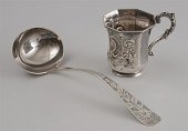 AMERICAN SILVER PUNCH LADLE AN