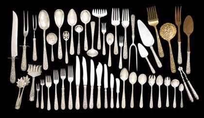 American silver Repousse pattern