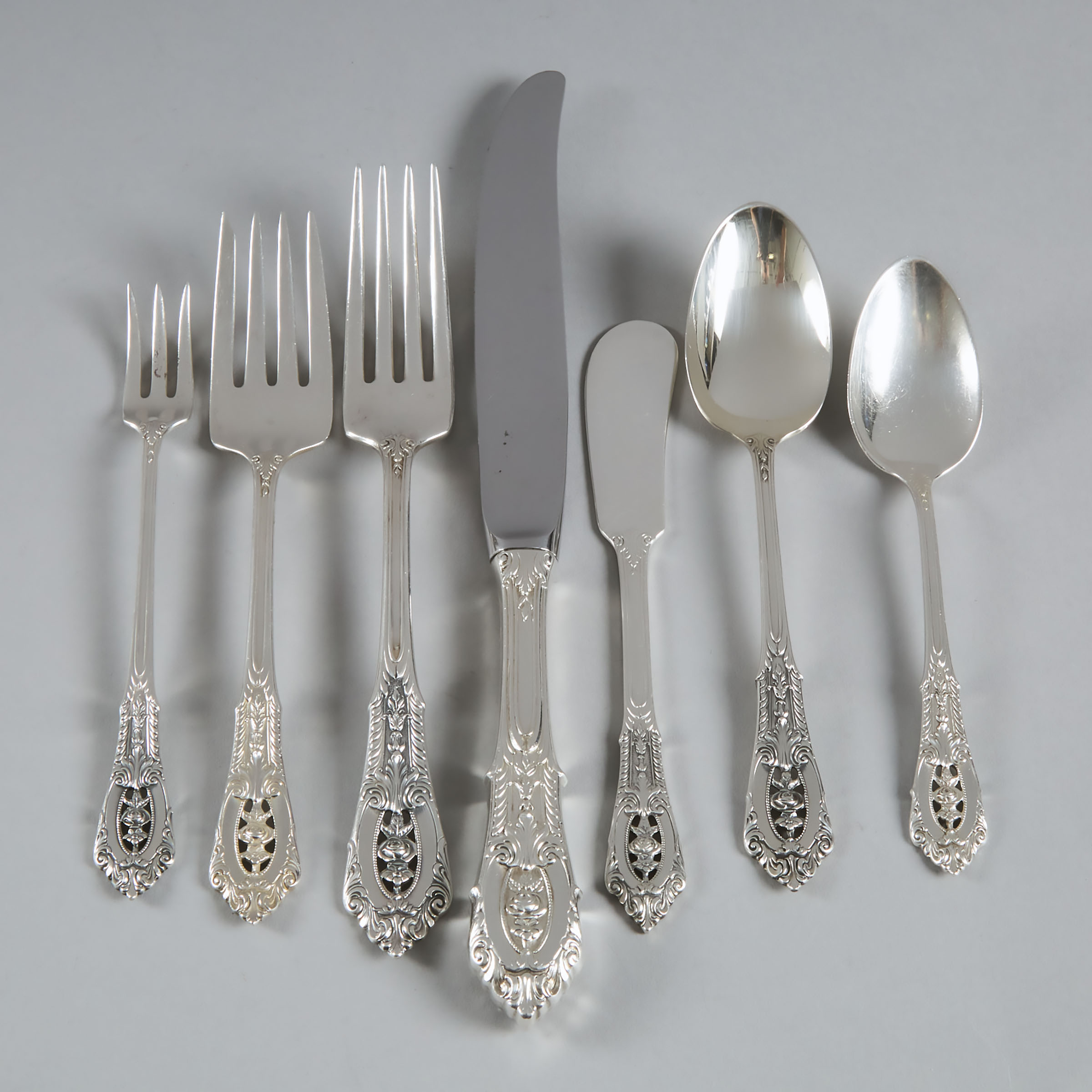 American Silver ‘Rosepoint’ Pattern