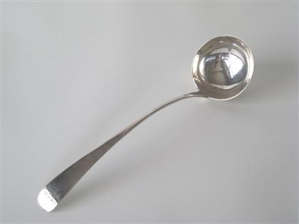American silver soup ladle   