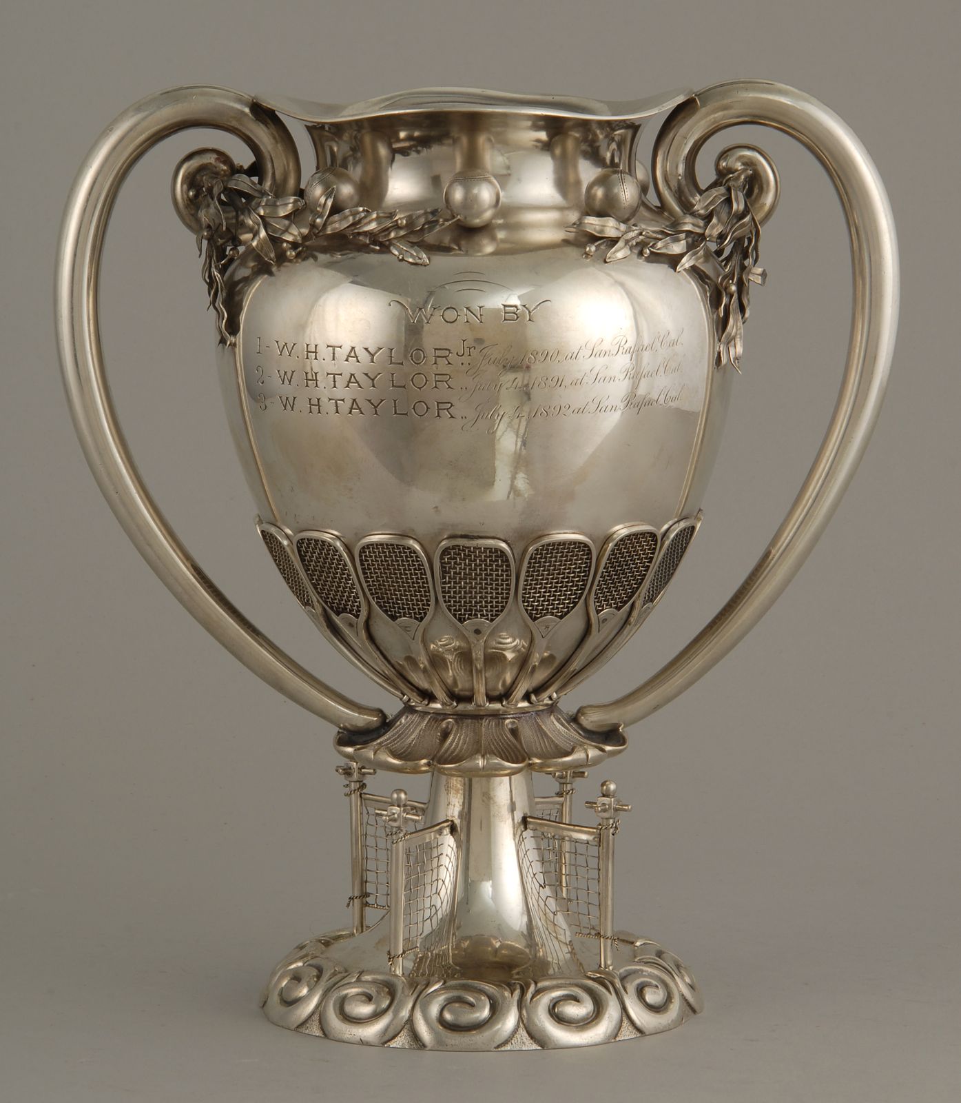 AMERICAN SILVER TENNIS TROPHY BY
