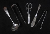 AMERICAN SILVER UTENSILS (5) P