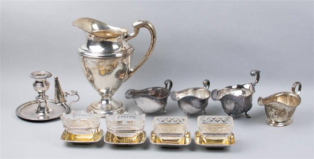 AMERICAN SILVER WATER PITCHER, S.