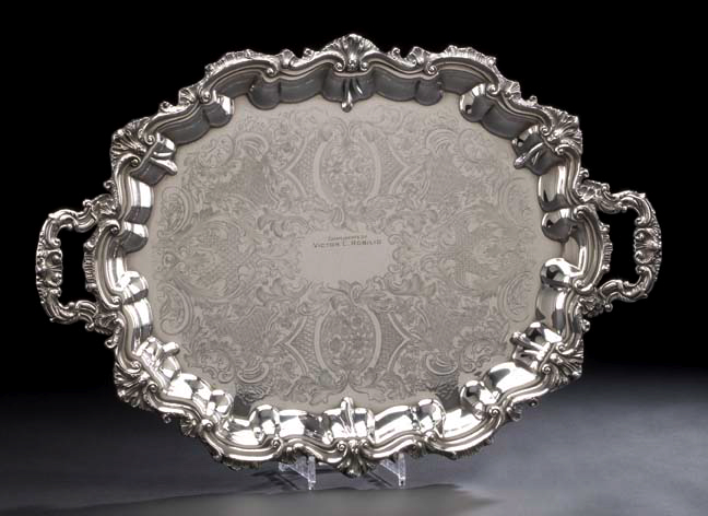 American Silverplate Footed