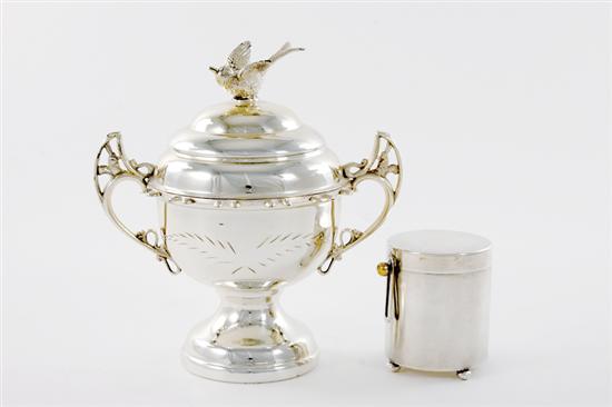 American silverplate spooner and
