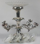 AMERICAN SILVERPLATED EPERGNE