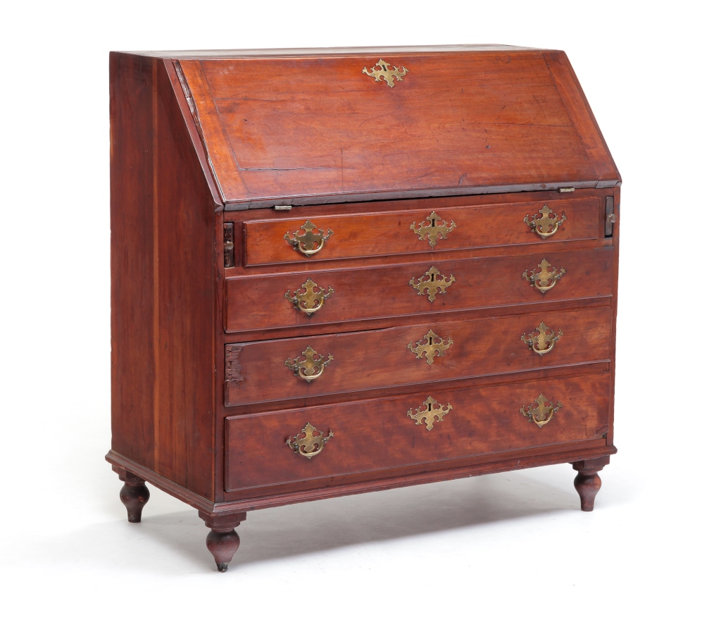 AMERICAN SLANT FRONT DESK. Found in