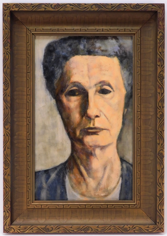 AMERICAN SOCIAL REALIST PORTRAIT