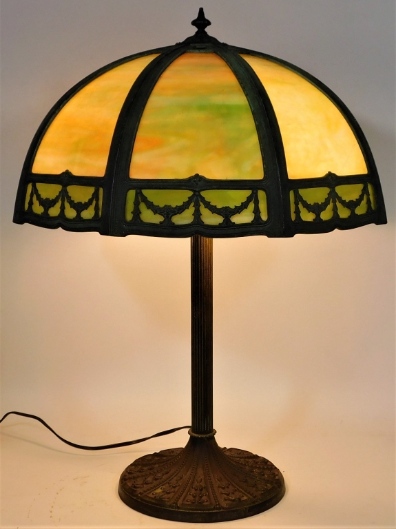AMERICAN SPELTER GREEN AND ORANGE