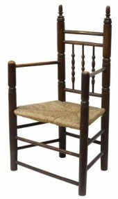 AMERICAN SPINDLE-BACK CARVER-T