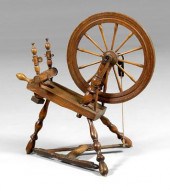 American spinning wheel, oak a