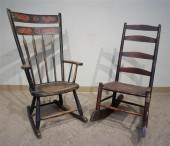 AMERICAN STAINED FRUITWOOD ARM