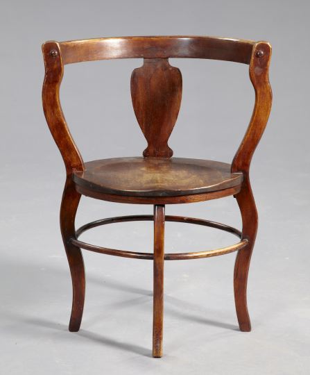 American Stained Mahogany Corner