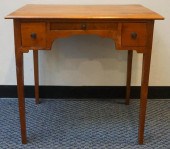 AMERICAN STAINED MAPLE DESK, 1