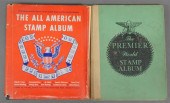 AMERICAN STAMP ALBUM AND WORLD