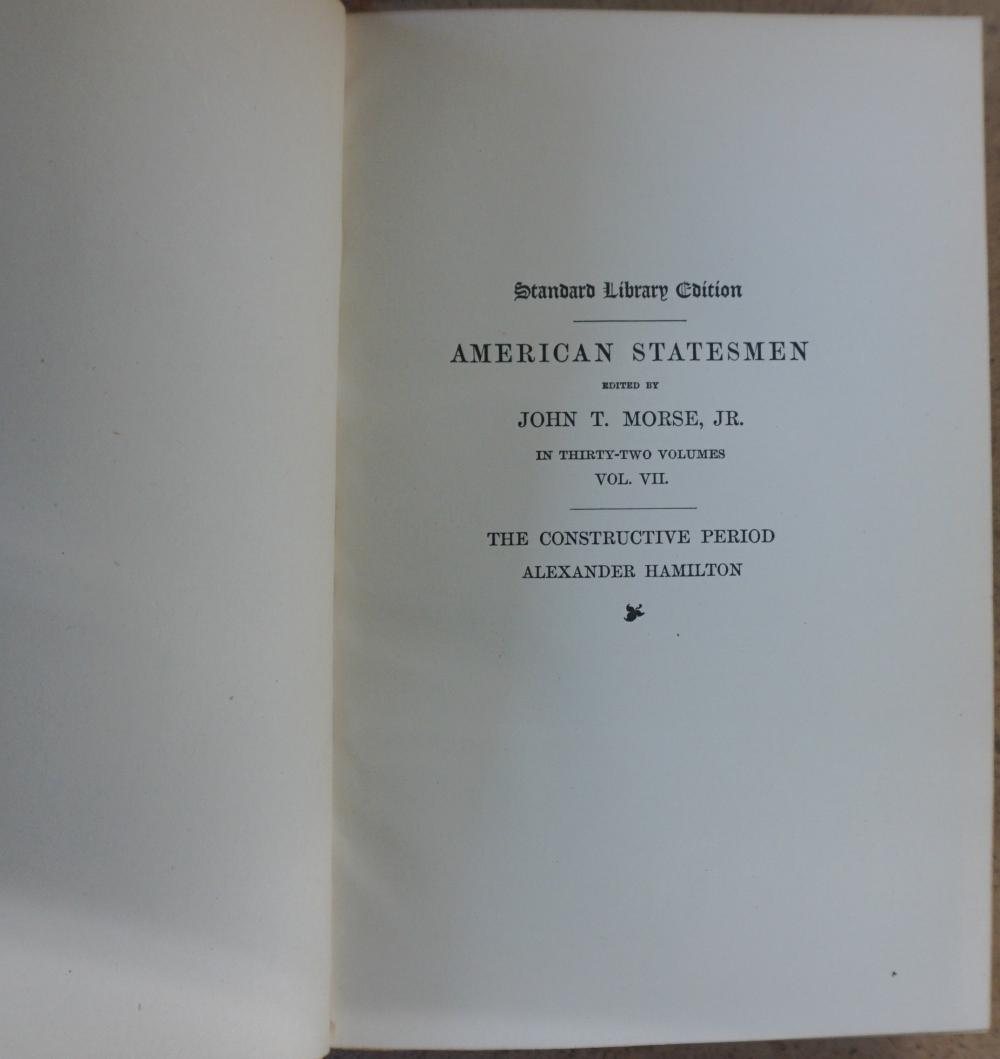AMERICAN STATESMEN, RIVERSIDE