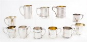 American sterling cups and mug
