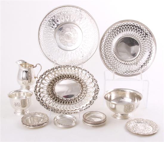 American sterling dishes and