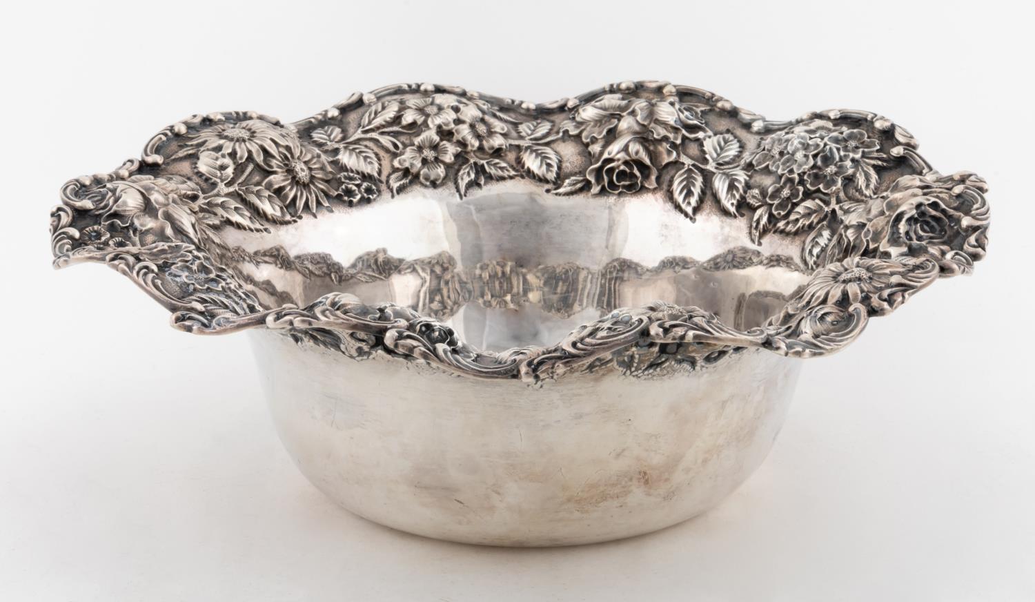 AMERICAN STERLING FLORAL REPOUSSE