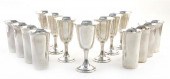 American sterling goblets and