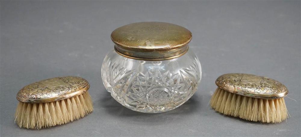 AMERICAN STERLING MOUNTED CUT GLASS