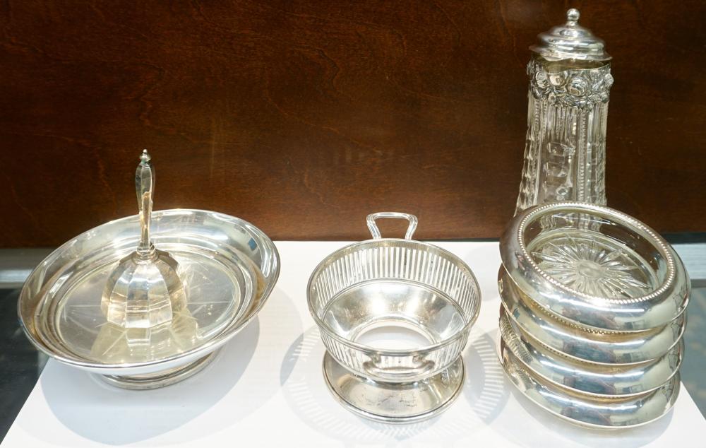 AMERICAN STERLING MOUNTED CUT GLASS
