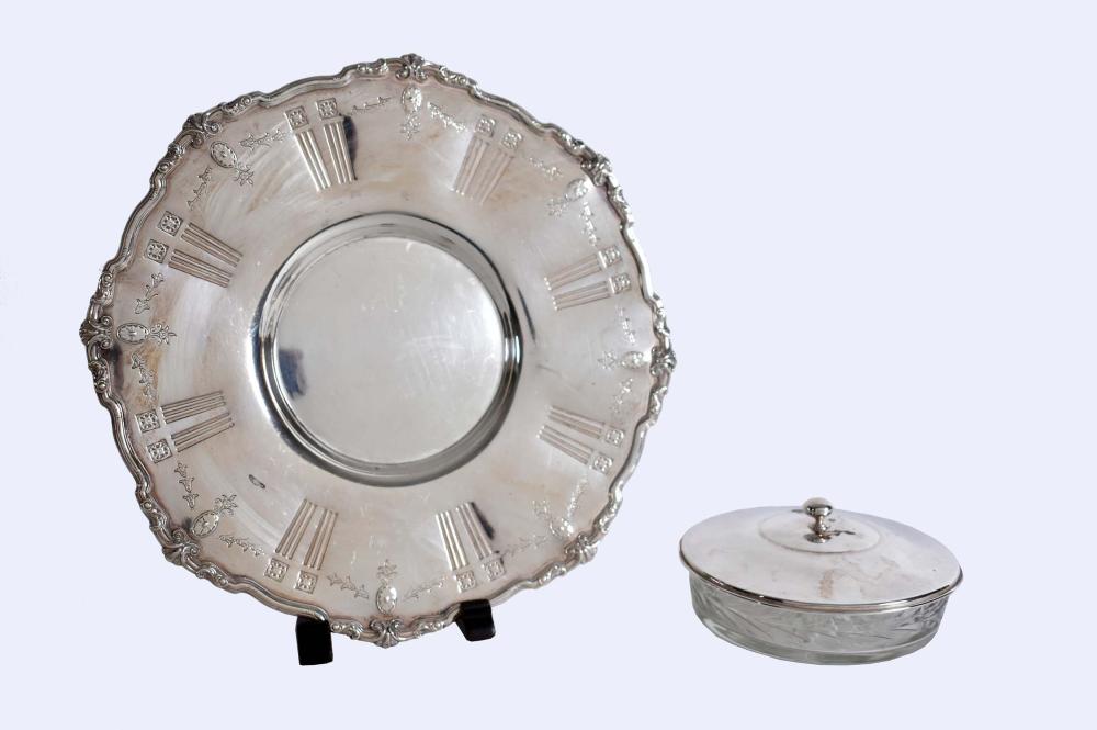 AMERICAN STERLING PLATE WITH A