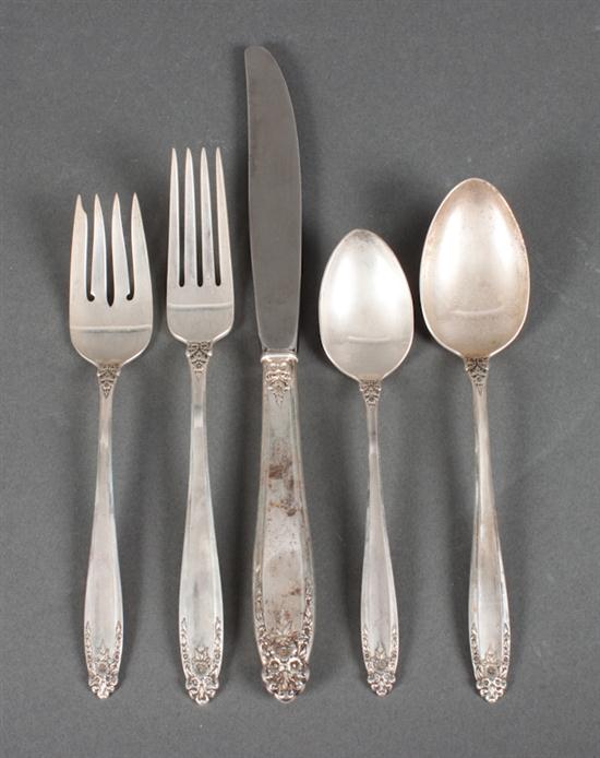 American sterling silver 40-piece