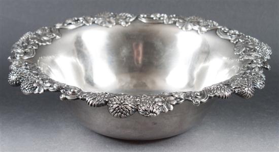 American sterling silver bowl in