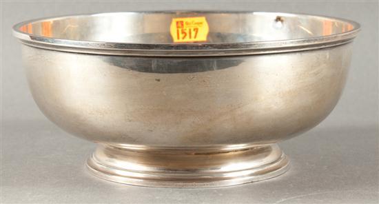 American sterling silver bowl, S.