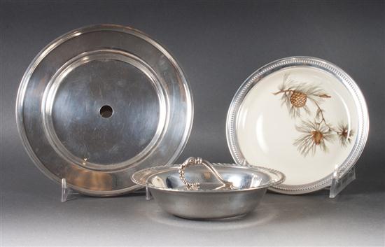 American sterling silver butter