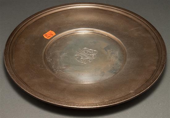 American sterling silver charger,