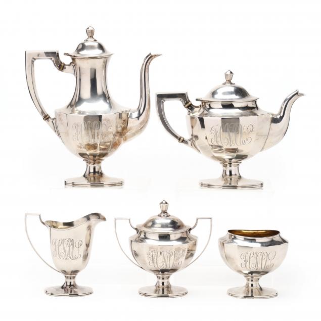 AMERICAN STERLING SILVER FIVE PIECE