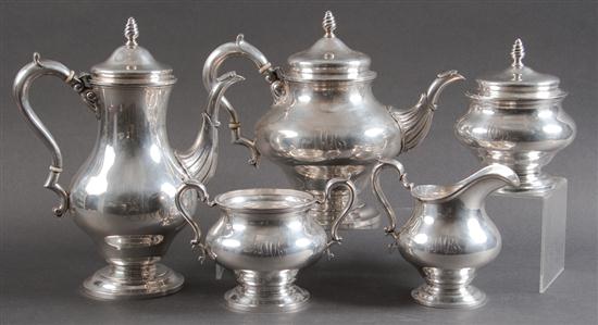 American sterling silver five-piece