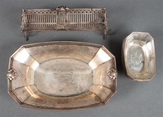 American sterling silver nut bowl