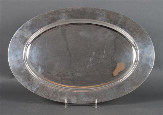 American sterling silver platter