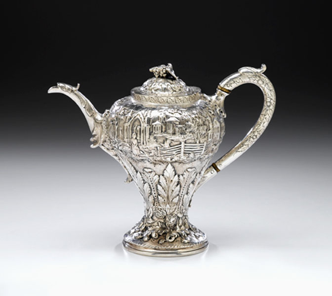 American sterling silver repousse