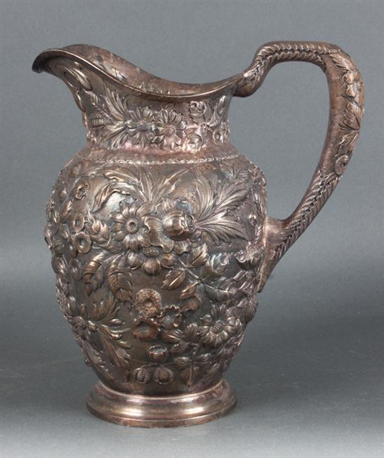 American sterling silver repousse