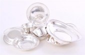 American sterling trays and bo