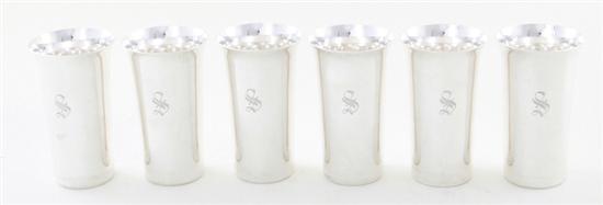 American sterling tumblers set by