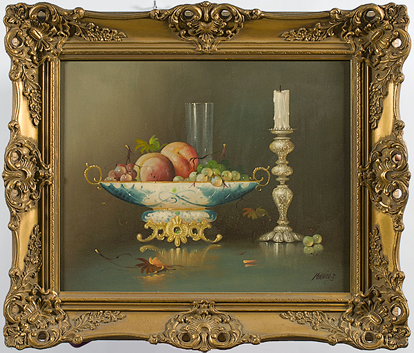 American Still Life Oil on Canvas