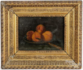 AMERICAN STILL LIFE WITH PEACH