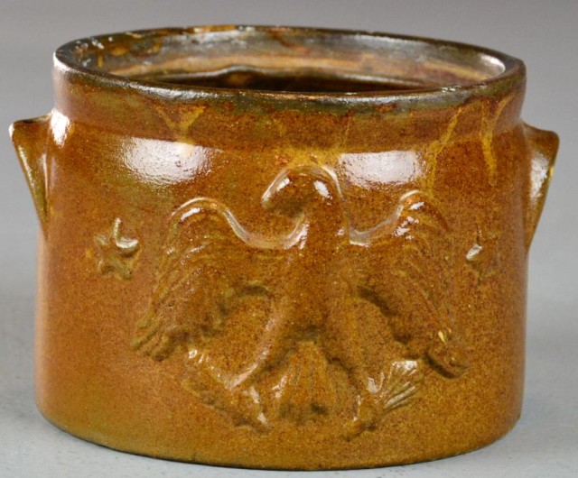 American Stoneware Crock with Eagle