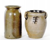 American stoneware storage jar