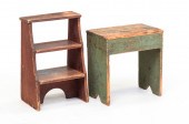 AMERICAN STOOL AND STEPS. Late
