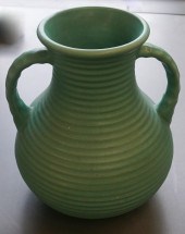 AMERICAN TEAL GLAZED ART POTTE