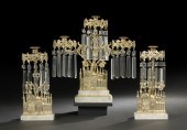 American Three-Piece Gilt-Lacq
